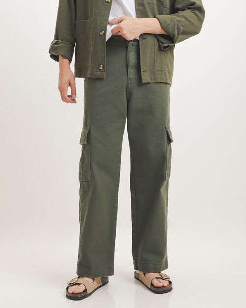 Pantal&oacute;n Cargo Verde