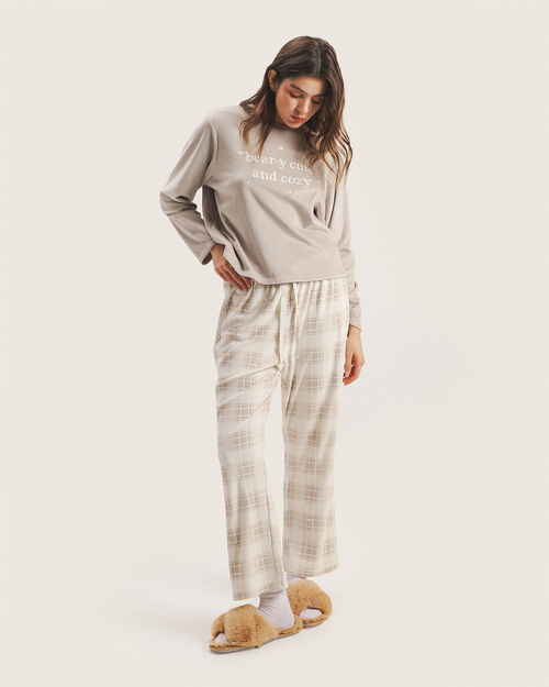 Pantal&oacute;n Pijama Blanca