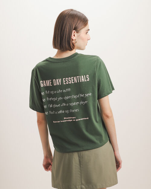 Playera Gr&aacute;fico Verde