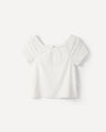 Blusa Blanca Tejida,BLANCO