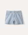 Short Bordado Flores,AZUL PASTEL