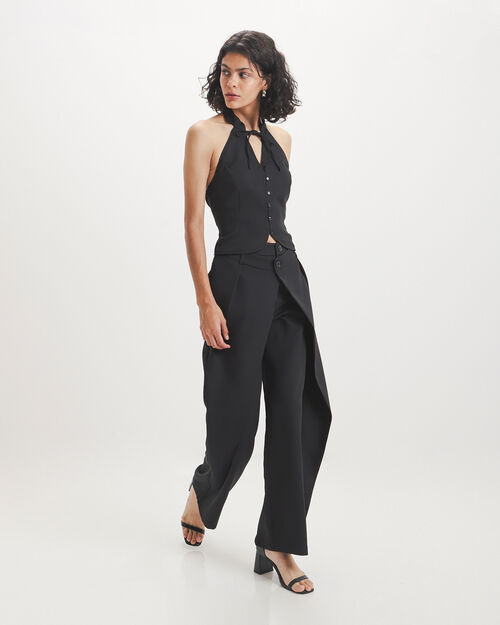 Blusa Negra Mao