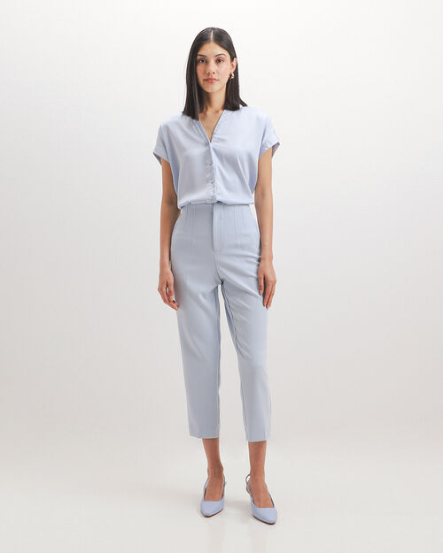 Pantal&oacute;n Azul Pinzas