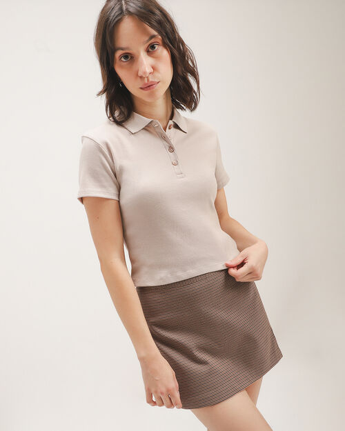 Polo Cropped Café