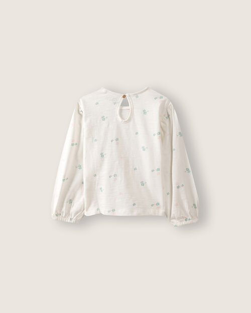 Playera Estampada Blanca