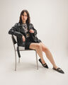 Chamarra Biker Lazos,NEGRO