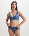 Bralette Azul Encaje,AZUL ACERO