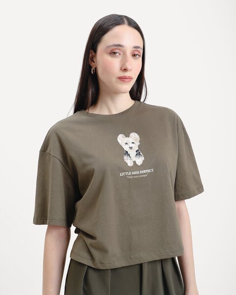Playera Verde Boxy