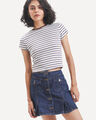 Playera Rayas Slim,BLANCO HUESO