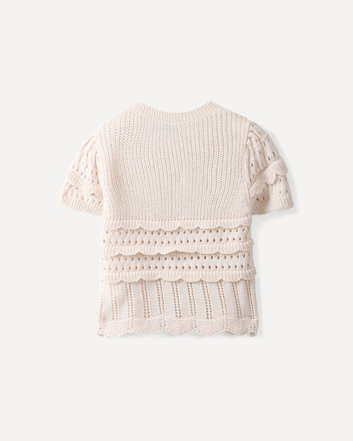 Top Beige De Punto