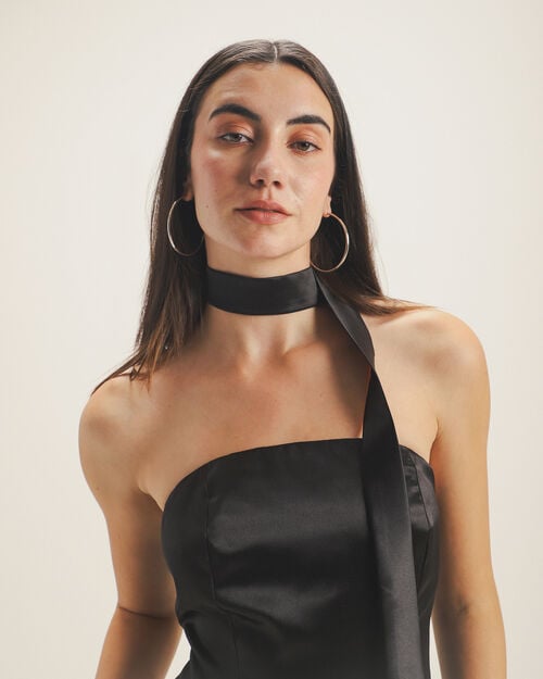 Top Strapless Negro