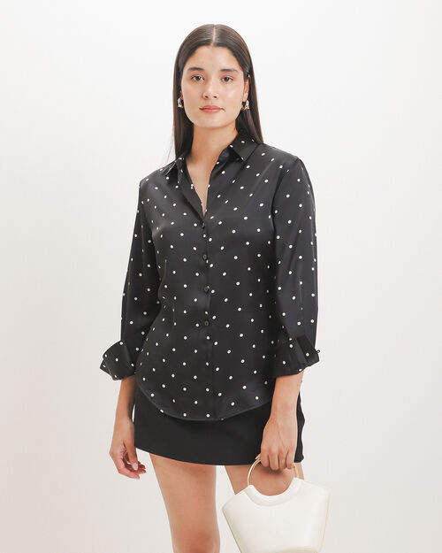 Camisa Estampada Lunares