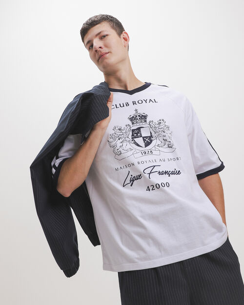 Playera Blanca Relaxed
