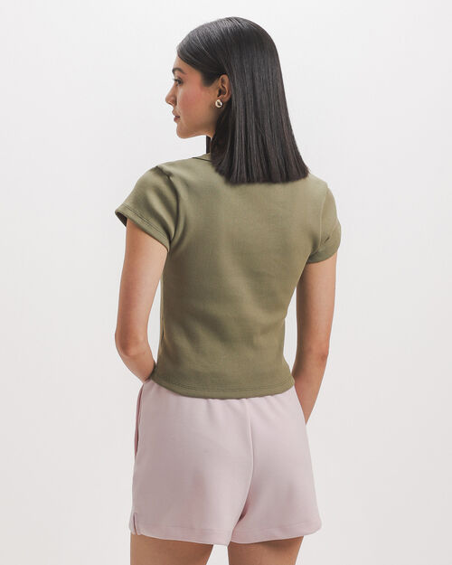 Playera Verde Tejida