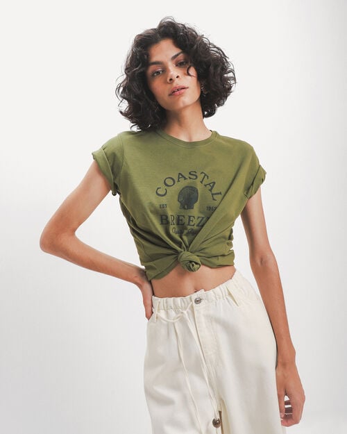 Playera Verde Gr&aacute;fico