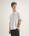 Playera Blanca S&oacute;lida,BLANCO HUESO