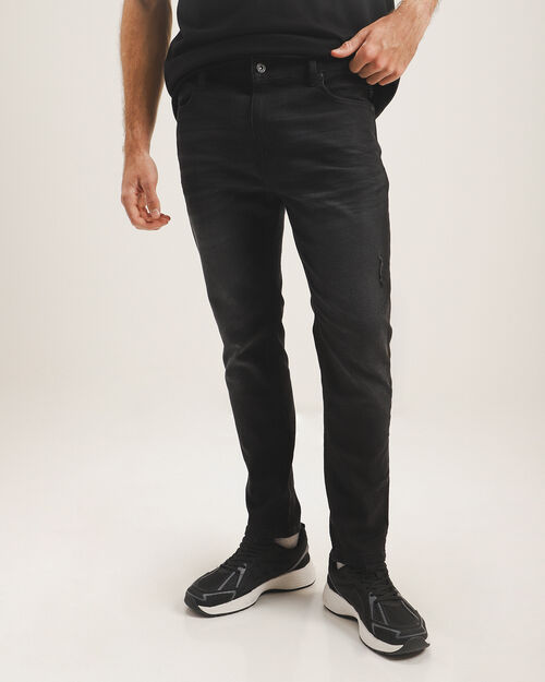 Jeans Negro Skinny Cropped