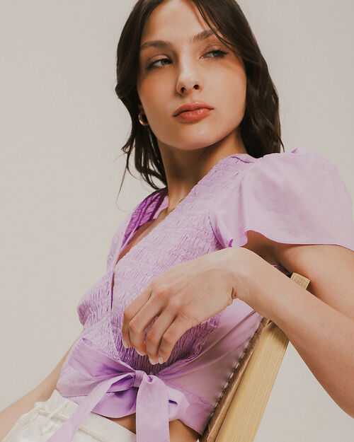 Blusa Cropped Amarre