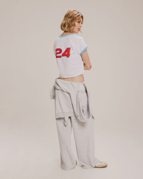 Playera Cropped Estampada