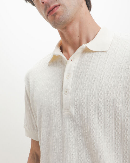 Polo Textura Beige