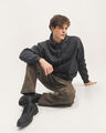 Sudadera Negra Relaxed,NEGRO