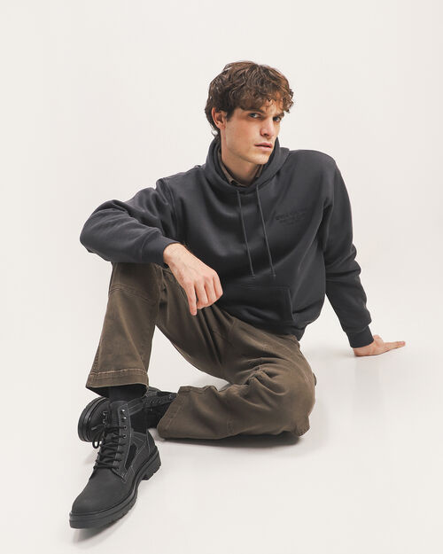 Sudadera Negra Relaxed