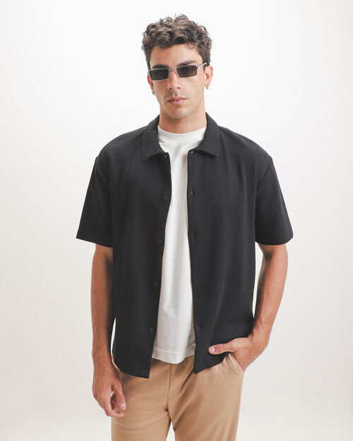 Camisa Relaxed Negra