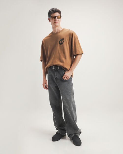 Jeans Negro Fit Baggy