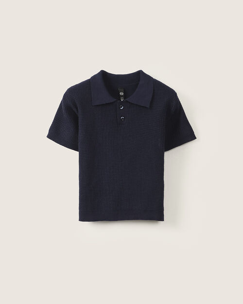 Polo Manga Corta Textura