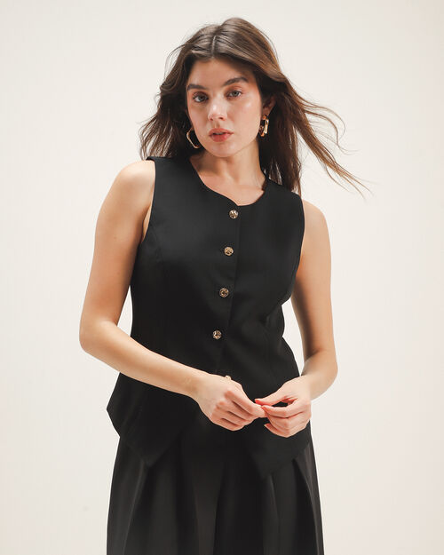 Chaleco Botones Met&aacute;licos