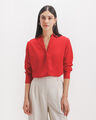 Camisa Roja Relaxed,ROJO