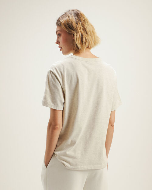 Playera Relaxed Beige