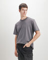 Playera Dise&ntilde;o Fit Relaxed,GRIS