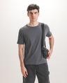 Playera Slim Gris,GRIS OBSCURO