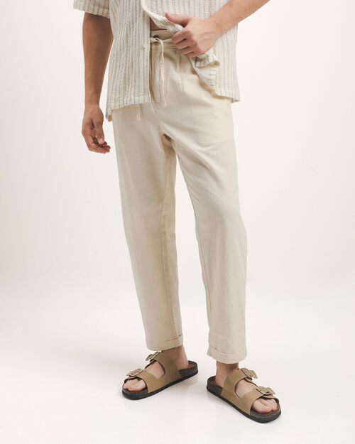 Pantal&oacute;n Blanco Fit Relaxed