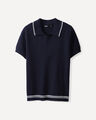 Polo Regular Azul,AZUL MARINO