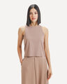 Tank Top Caf&eacute;,BEIGE
