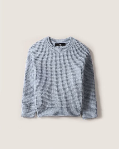 Suéter Azul De Punto