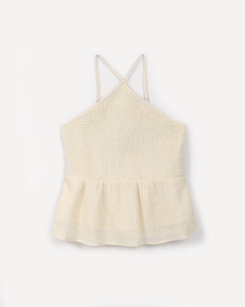 Blusa Beige Tejida