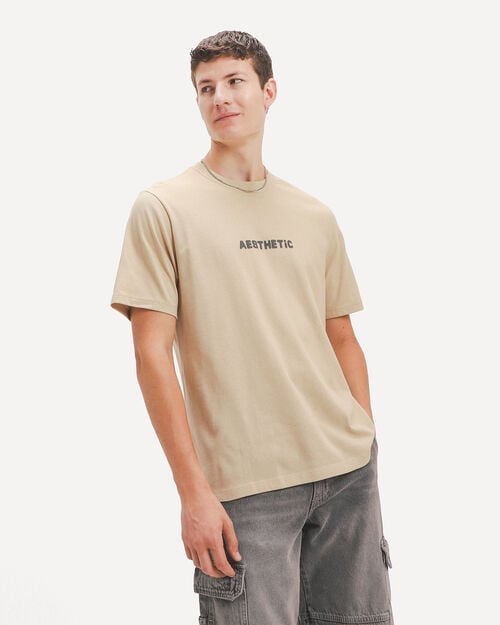 Playera Caqui Gr&aacute;fico