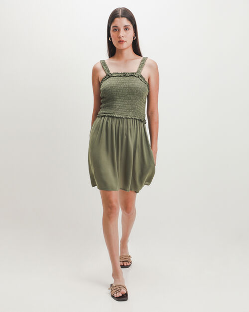Vestido Corto Verde