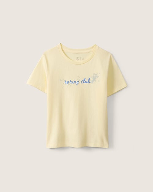 Playera Amarillo Con Dise&ntilde;o