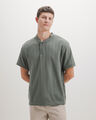 Playera Henley Verde,VERDE EMPOLVADO