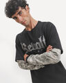 Playera Doble Manga,NEGRO