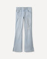Jeans Flare Destrucciones,AZUL CIELO