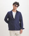 Camisa Azul Regular,AZUL ACERO