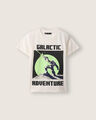Playera Blanca Estampada,BLANCO HUESO