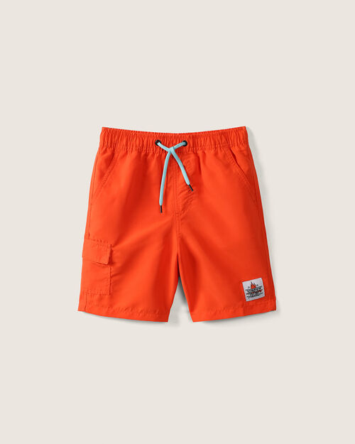 Short Traje De Ba&ntilde;o Naranja