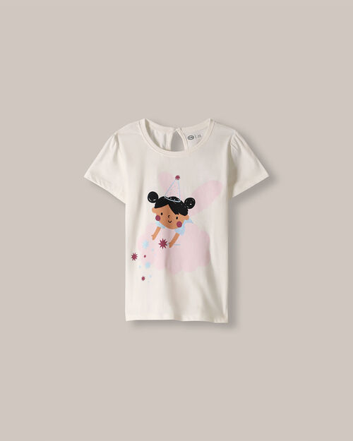 Playera Manga Corta Estampada