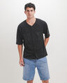 Playera Negra Deportiva,NEGRO